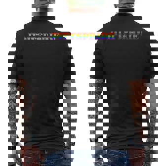 Pittsburgh Pride Crafted For The Lgbtq Community Mens Back Print T-shirt | Mazezy