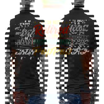 Poppop Grandpa Gift Im A Professional Poppop Mens Back Print T-shirt | Seseable CA
