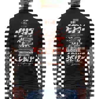 Popsi Grandpa Gift If Popsi Cant Fix It Were All Screwed Mens Back Print T-shirt - Seseable
