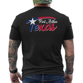 Port Arthur Texas Souvenir Men's T-shirt Back Print | Mazezy
