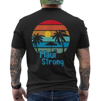 Pray For Maui Hawaii Strong Men's T-shirt Back Print
