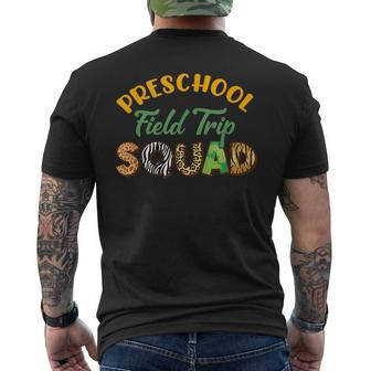 Preschool Students School Zoo Field Trip Squad Matching Mens Back Print T-shirt - Seseable