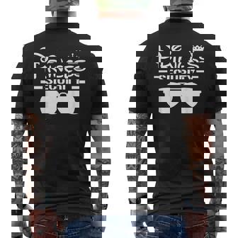 Princess Security Birthday Halloween Party Men's T-shirt Back Print | Seseable UK