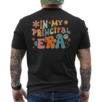 In My Principal Era Appreciation Back To School First Day Men's T-shirt Back Print - Monsterry AU