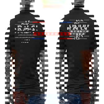 Pro Biden Dark Brandon Rises Dark Brandon Is Rising Usa Flag Mens Back Print T-shirt - Monsterry