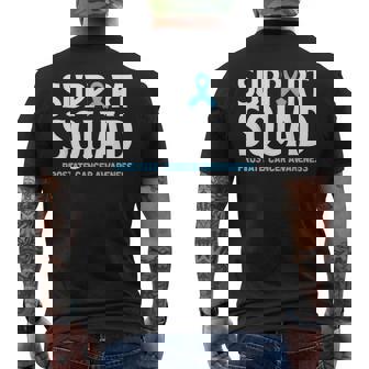 Prostate Cancer Support Squad Prostate Cancer Awareness Men's T-shirt Back Print - Monsterry