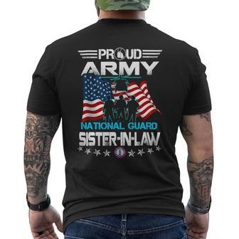 Proud Army National Guard Sisterinlaw Veterans Day 399 Mens Back Print T-shirt - Monsterry DE