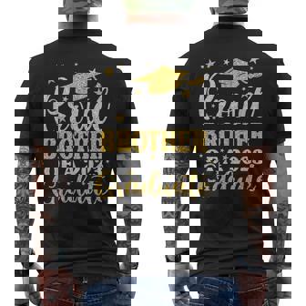 Proud Brother Of A 2023 Graduate Senior 23 Family Graduation Mens Back Print T-shirt | Mazezy