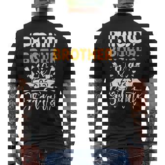 Proud Brother Of A 2023 Graduate Senior Family Graduation Funny Gifts For Brothers Mens Back Print T-shirt | Mazezy