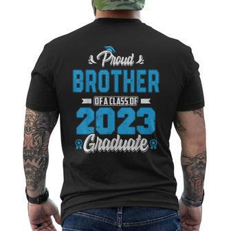Proud Brother Of A Class Of 2023 Graduate Graduation Men Mens Back Print T-shirt - Seseable