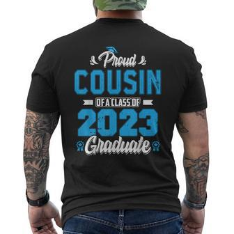 Proud Cousin Of A Class Of 2023 Graduate Graduation Men Mens Back Print T-shirt - Seseable