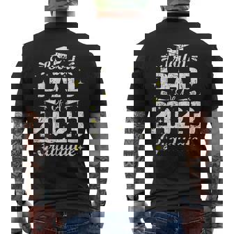 Proud Dad Of A Class Of 2023 Graduate Graduation Senior Mens Back Print T-shirt | Mazezy