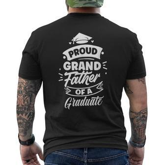 Proud Grandfather Of A Graduate Graduating Graduation Team Mens Back Print T-shirt | Mazezy