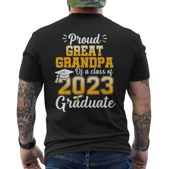 Proud Great Grandpa Of A Class Of 2023 Graduate Senior Men's Back Print T-shirt | Mazezy