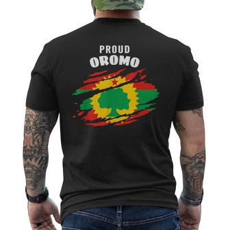 Proud Oromo Oromia Flag Ethiopian Afaan Oromoo Ethiopia Boys Men's T-shirt Back Print | Mazezy DE