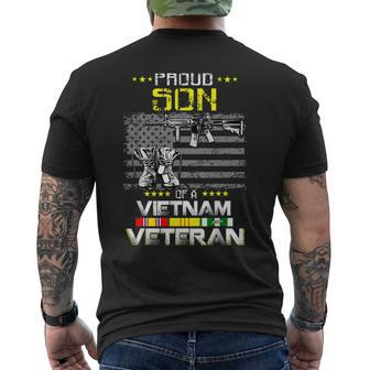 Proud Son Of A Vietnam Veteran T Vietnam Vet Men's T-shirt Back Print | Mazezy AU