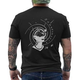 Psychedelic Goa Trance Hard Trance Psytrance Men's T-shirt Back Print | Mazezy