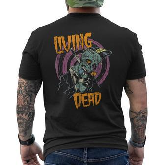 Psychobilly Horror Punk Rock Hr Living Dead Zombie Dead Men's T-shirt Back Print | Mazezy