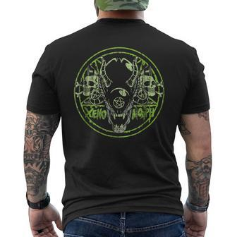 Psychobilly Horror Punk Rock Hr Xenomorph Baphomet Rock Men's T-shirt Back Print | Mazezy