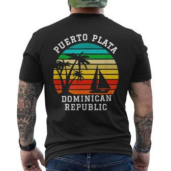 Puerto Plata Dominican Republic Family Vacation Men's T-shirt Back Print | Mazezy