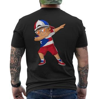 Puerto Rican Boy Puerto Rico Kid Patriotism Roots Heritage Mens Back Print T-shirt | Mazezy