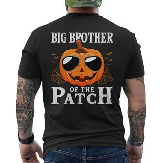 Pumpkin Big Brother Of The Patch Family Halloween Costume Men's T-shirt Back Print - Thegiftio UK