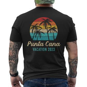 Punta Cana 2023 Dominican Republic Vacation Dominican Republic Funny Gifts Mens Back Print T-shirt | Mazezy