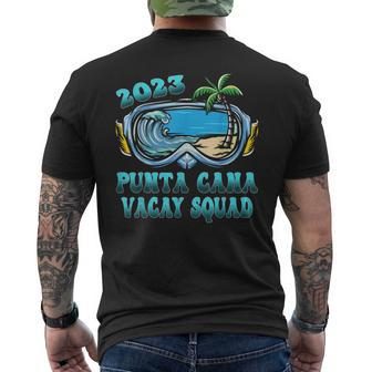 Punta Cana 2023 Vacay Squad Family Vacation Men's T-shirt Back Print - Thegiftio UK