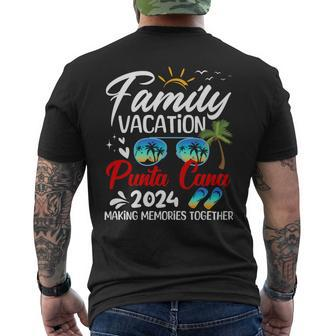 Punta Cana Trip 2024 Family Vacation Making Memories Trip Men's T-shirt Back Print | Mazezy