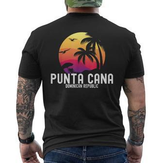 Punta Cana Vacation Punta Cana Souvenirs Dominican Republic Men's Crewneck Short Sleeve Back Print T-shirt - Monsterry