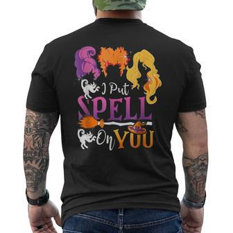 I Put A Spell On You And Now You're Mine Halloween Men's T-shirt Back Print - Seseable