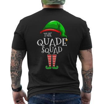 Quade Name Gift The Quade Squad V2 Mens Back Print T-shirt - Seseable