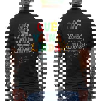 Qué Vaina Linda Mens Back Print T-shirt | Mazezy