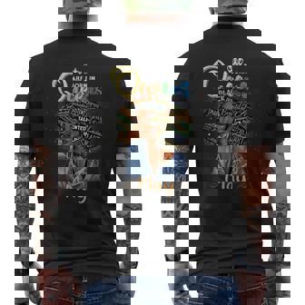 Queens Are Born In May Black Girl Taurus Gemini Birthday Men's Back Print T-shirt | Mazezy