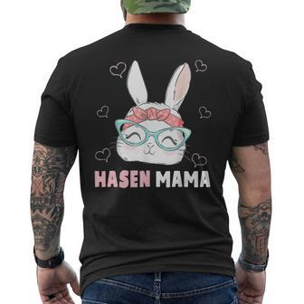 Rabbit Mum Bandana Rabbit Easter Rabbit Mum For Women Men's Back Print T-shirt | Mazezy
