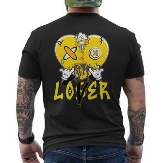 Racer Yellow 5S To Match Loser Lover Heart 5 Racer Blue Mens Back Print T-shirt - Seseable