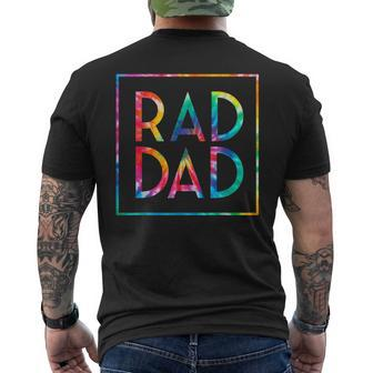 Rad Dad Tie Dye Dad Jokes Funny Father’S Day 2022 Men Mens Back Print T-shirt | Mazezy