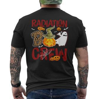 Radiation Boo Crew Halloween Radiation Therapist Matching Men's T-shirt Back Print | Mazezy