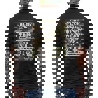 Raise Lions Not Sheep American Patriot Camo Patriotic Lion Men's Back Print T-shirt | Mazezy