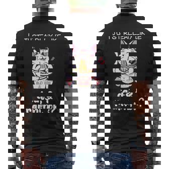Ramen Funny Cat Lover Cats And Ramen Noodles Mens Back Print T-shirt - Thegiftio