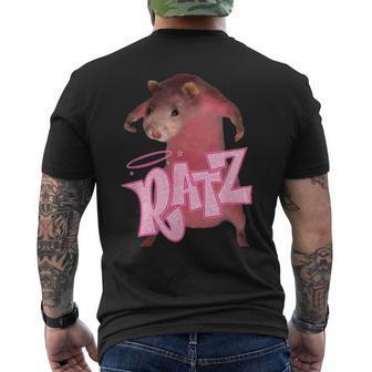 Ratz Pink Mouse Rat Meme Men's T-shirt Back Print - Seseable