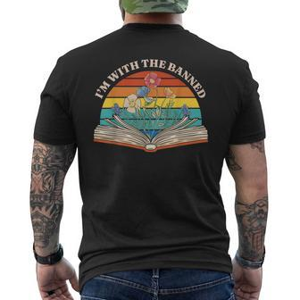 I Read Banned Books I'm With The Banned Men's T-shirt Back Print - Seseable