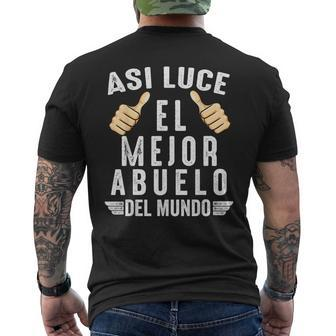 Regalos Para Abuelo Dia Del Padre Camiseta Mejor Abuelo Mens Back Print T-shirt - Seseable