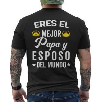Regalos Para Papa Dia Del Padre Camiseta Mejor Esposo Mens Back Print T-shirt - Seseable