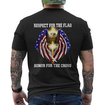 Respect For The Lag Honor For The Cross Mens Back Print T-shirt - Monsterry