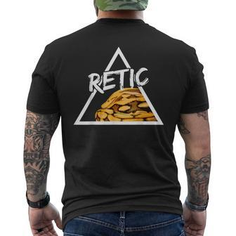 Retic Reticulated Python Snake Keeper Reptile Men's T-shirt Back Print | Mazezy