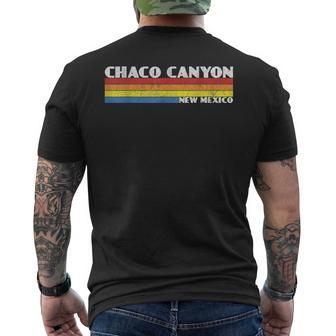 Retro 80S New Mexico Nm Souvenir Chaco Canyon Mens Back Print T-shirt - Seseable