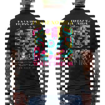 Retro 90S-Inspired 'I Have No Idea What This Is' 80S 90S Men's T-shirt Back Print - Seseable