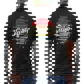 Retro Alvadore Home State Cool 70S Style Sunset Men's T-shirt Back Print | Mazezy