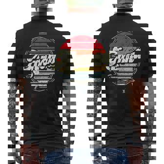 Retro Annona Home State Cool 70S Style Sunset Men's T-shirt Back Print | Mazezy